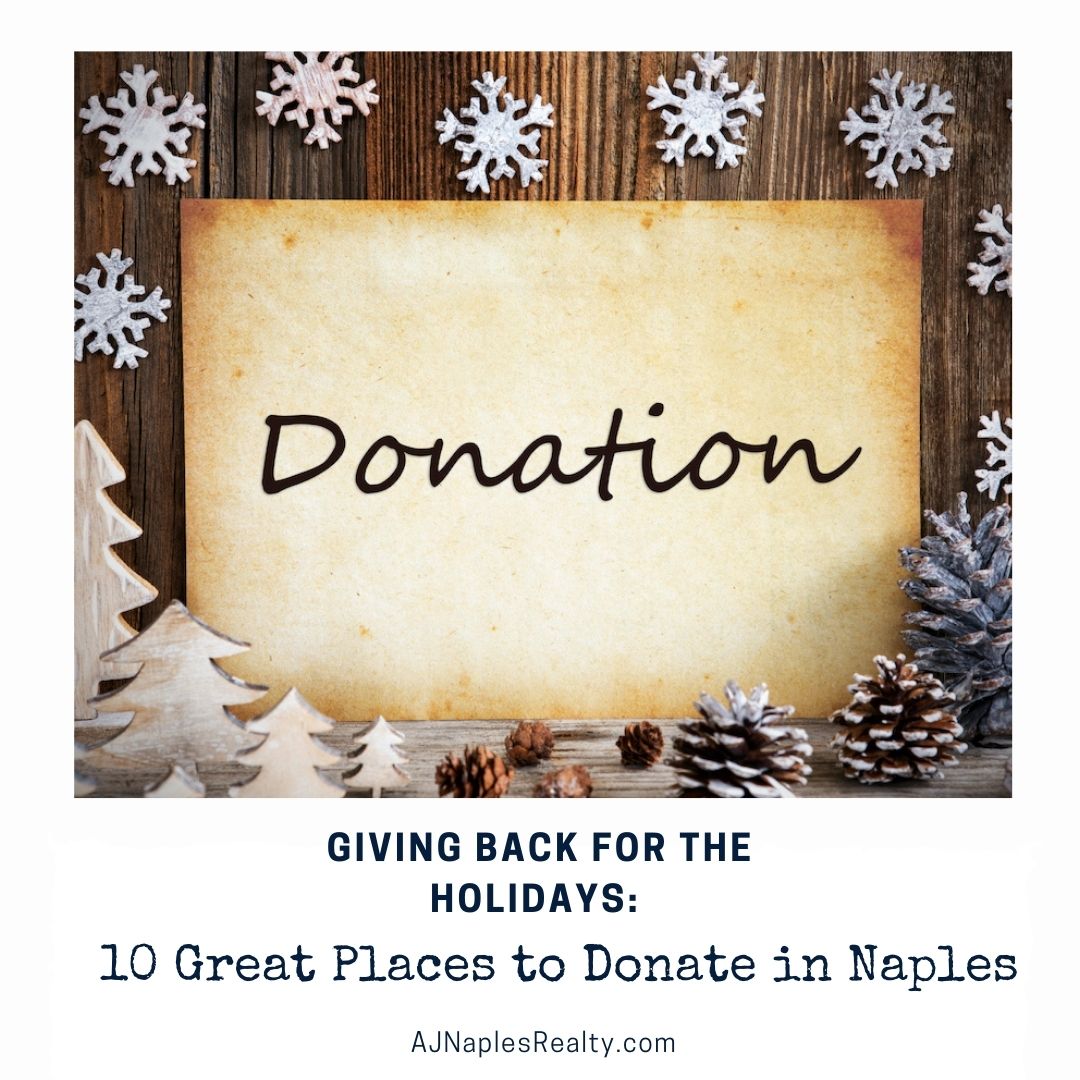 Giving Back for the Holidays: 10 Great Places to Donate in Naples