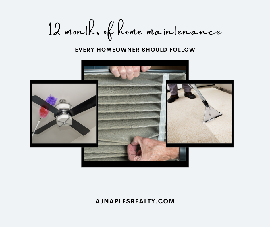 12 Months of Home Maintenance Tasks Every Homeowner Should Know