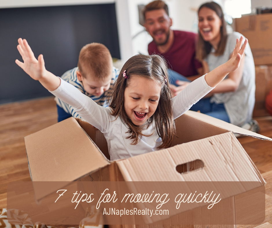 7 Tips for Moving Quickly When Your House Sells Fast