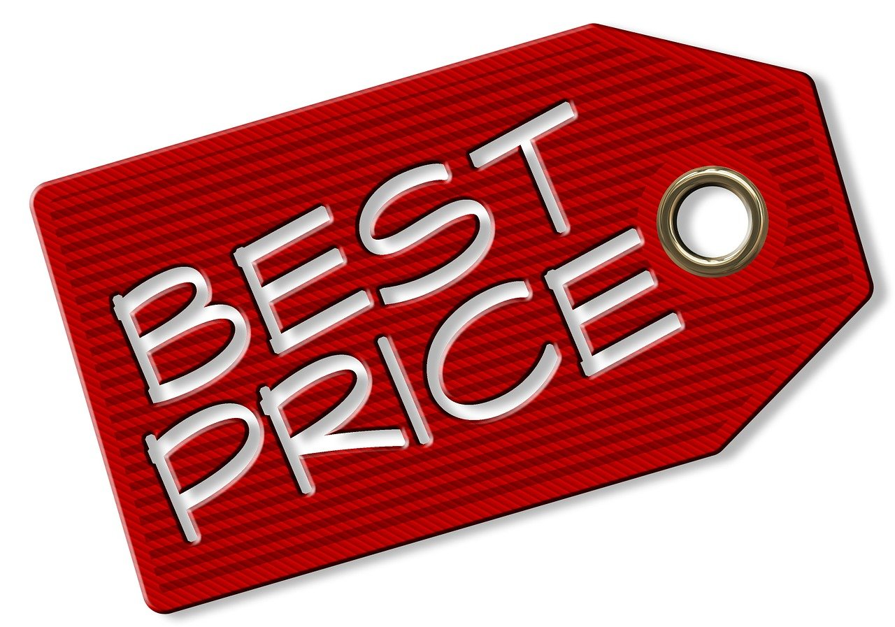 - „Bestpreis-Label als Symbol für attraktives Immobilienangebot