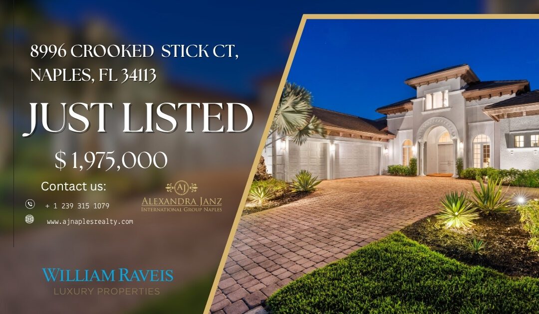 Lakefront Luxury in The Majors at Lely Resort – 8996 Crooked Stick Ct, Naples FL
