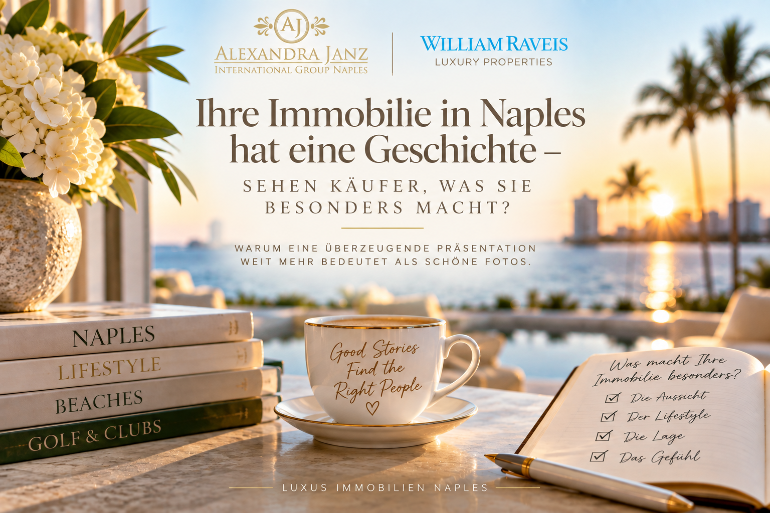 Ihre Immobilie in Naples hat eine Geschichte – Immobilienvermarktung mit AJ International Group Naples